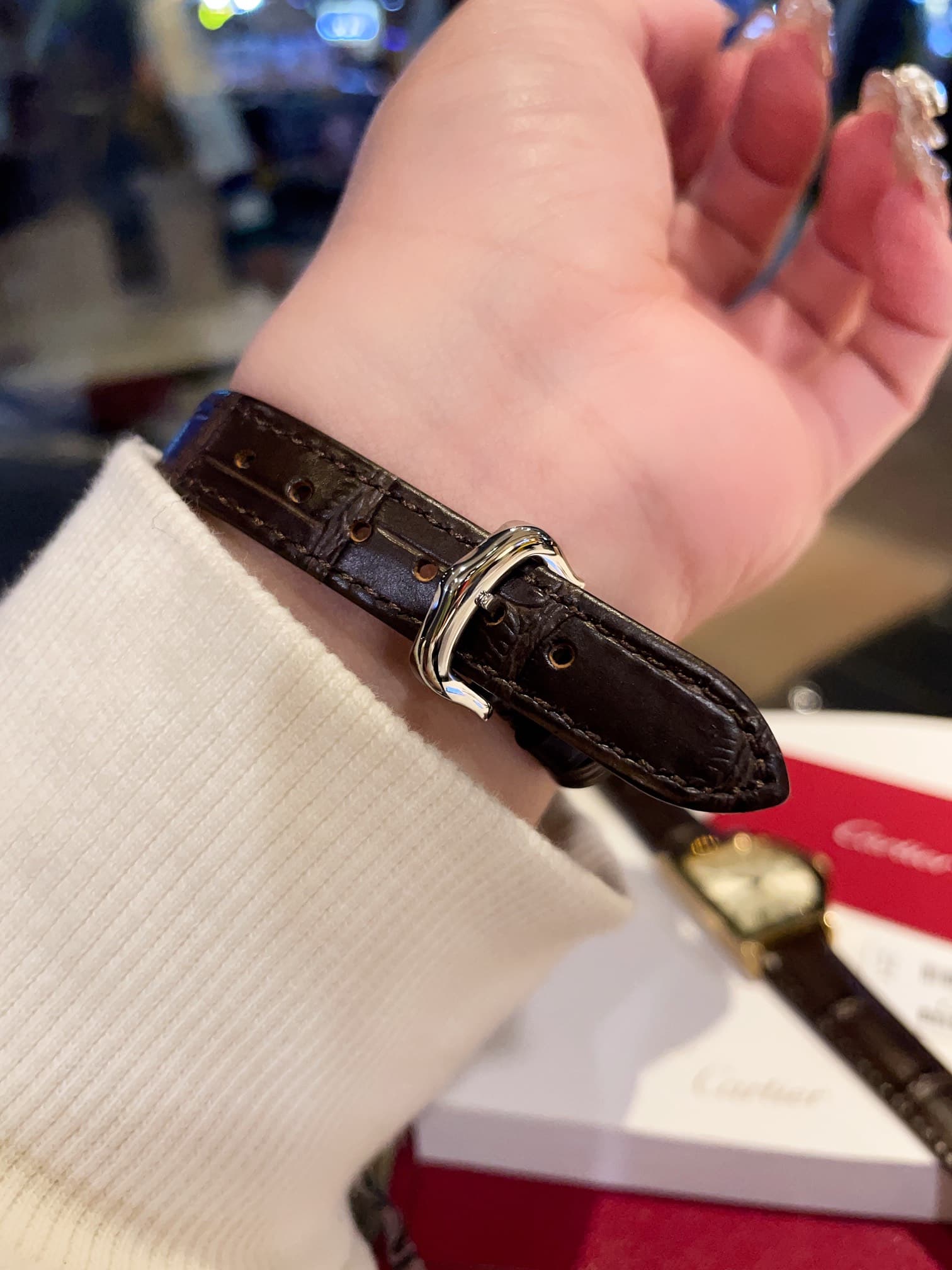 Cartier White Watch