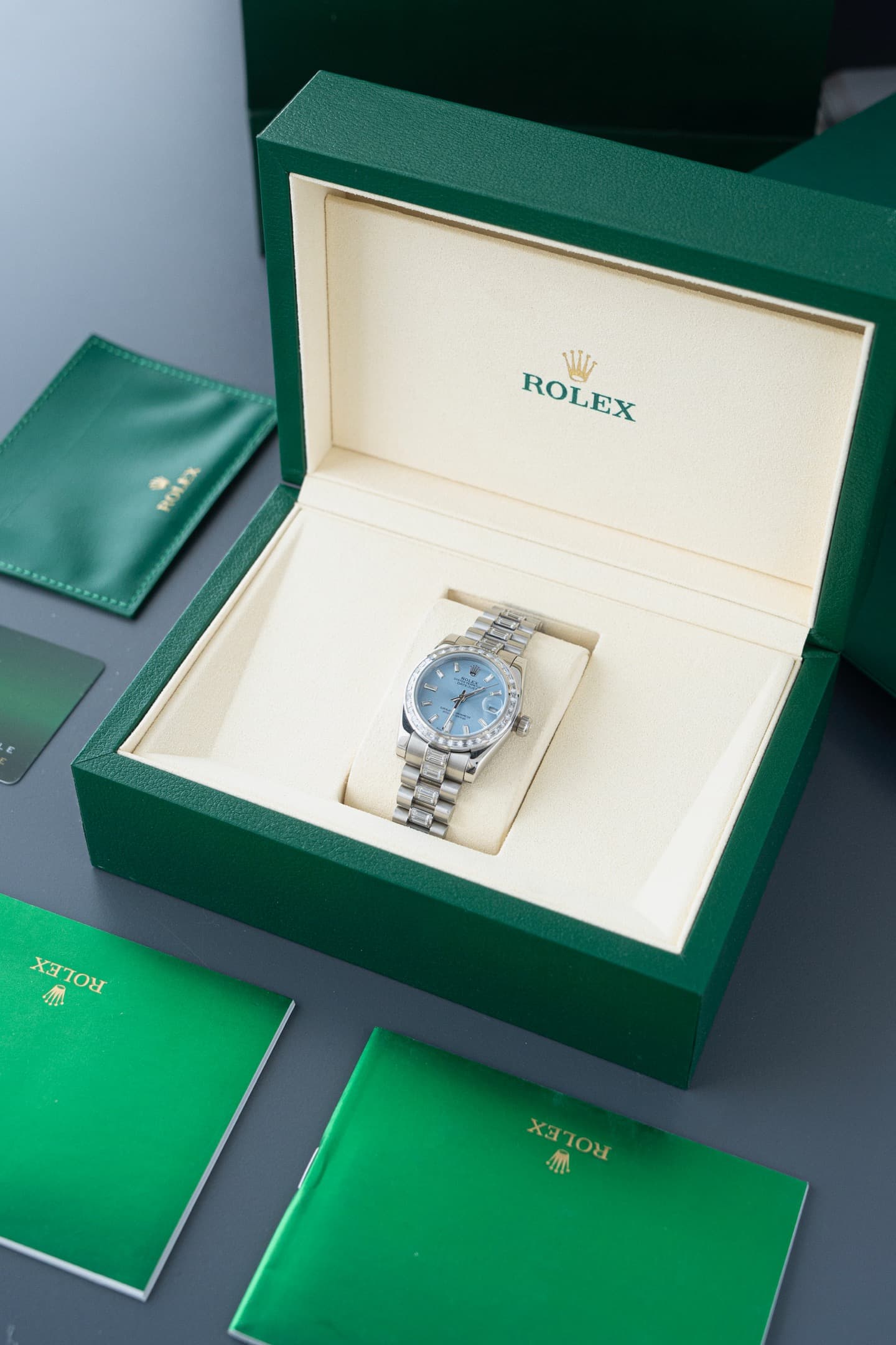 Rolex Blue Watch