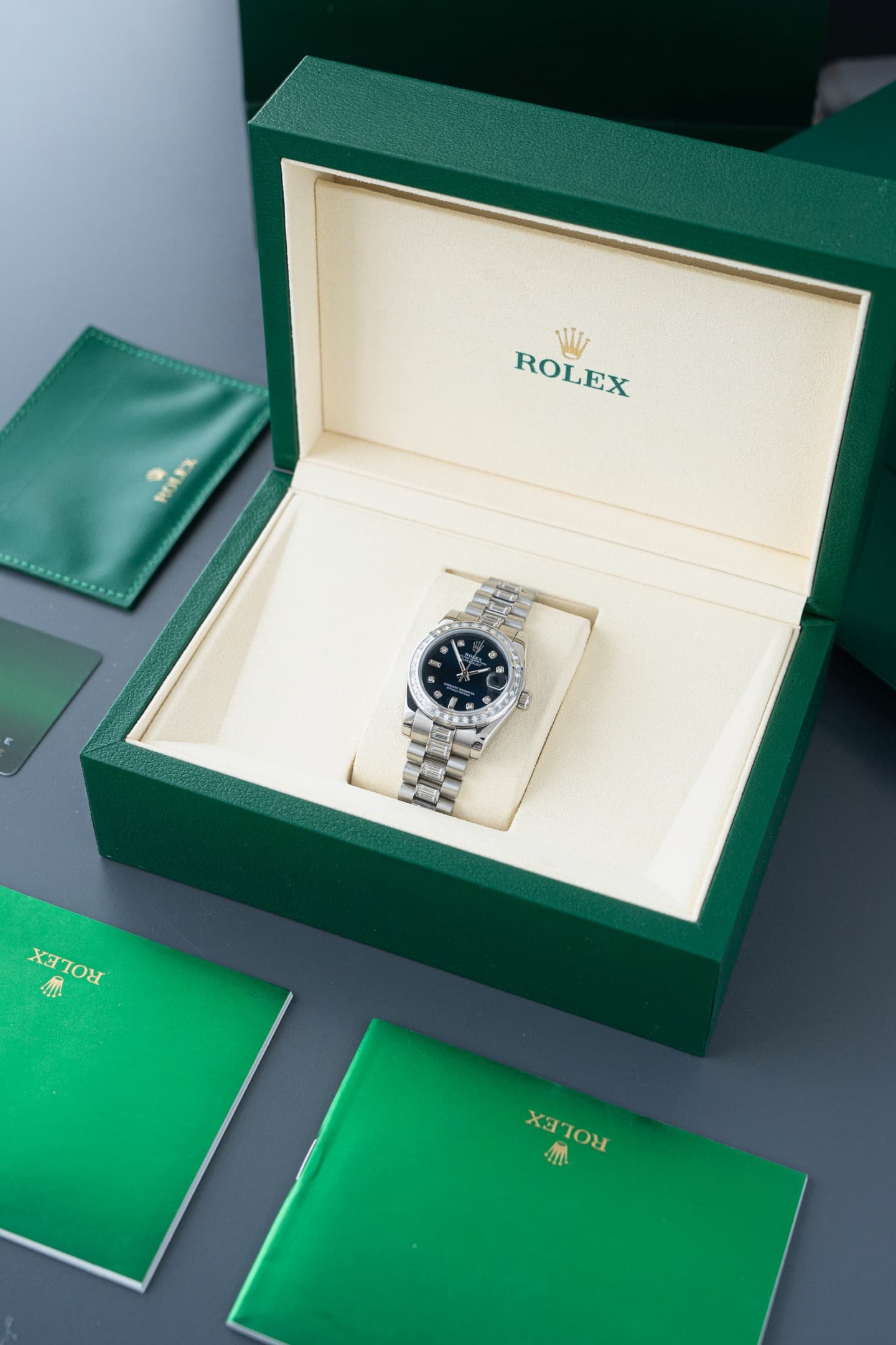Rolex Blue Watch
