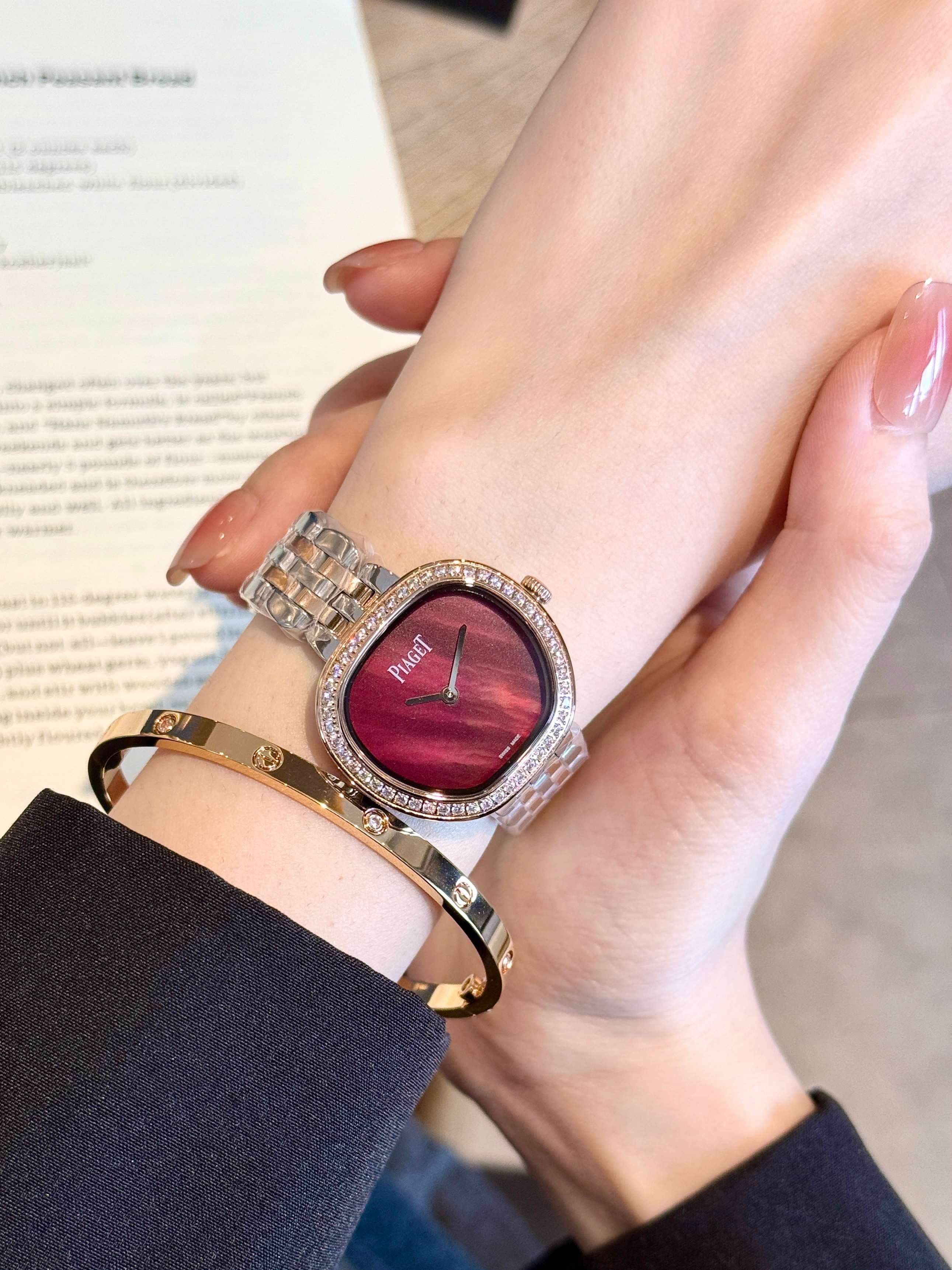 Luxury Watch Cream Watch