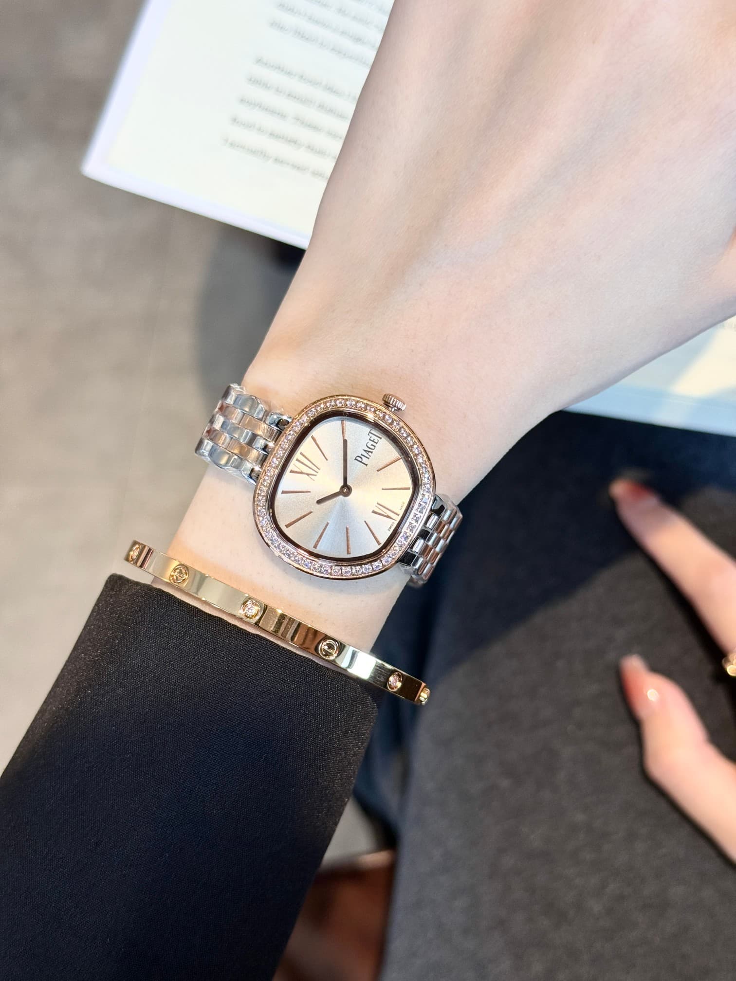 Luxury Watch Cream Watch
