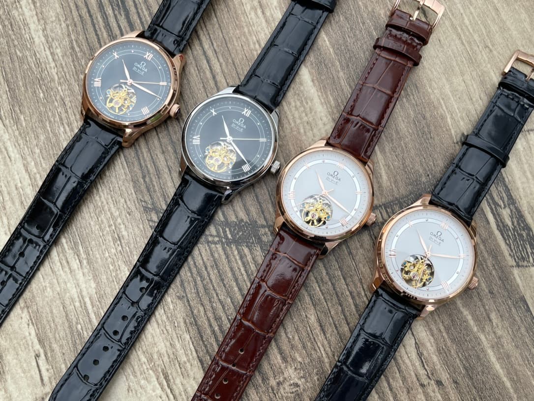 Omega White Watch