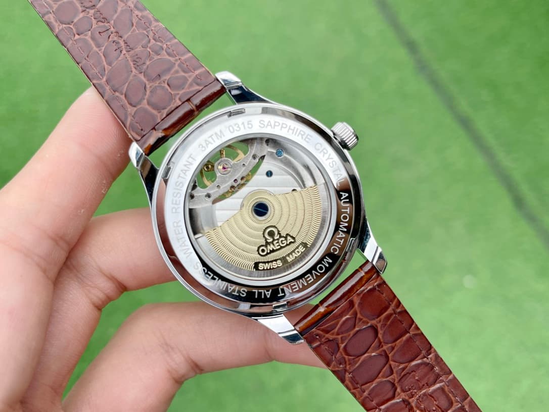 Omega White Watch