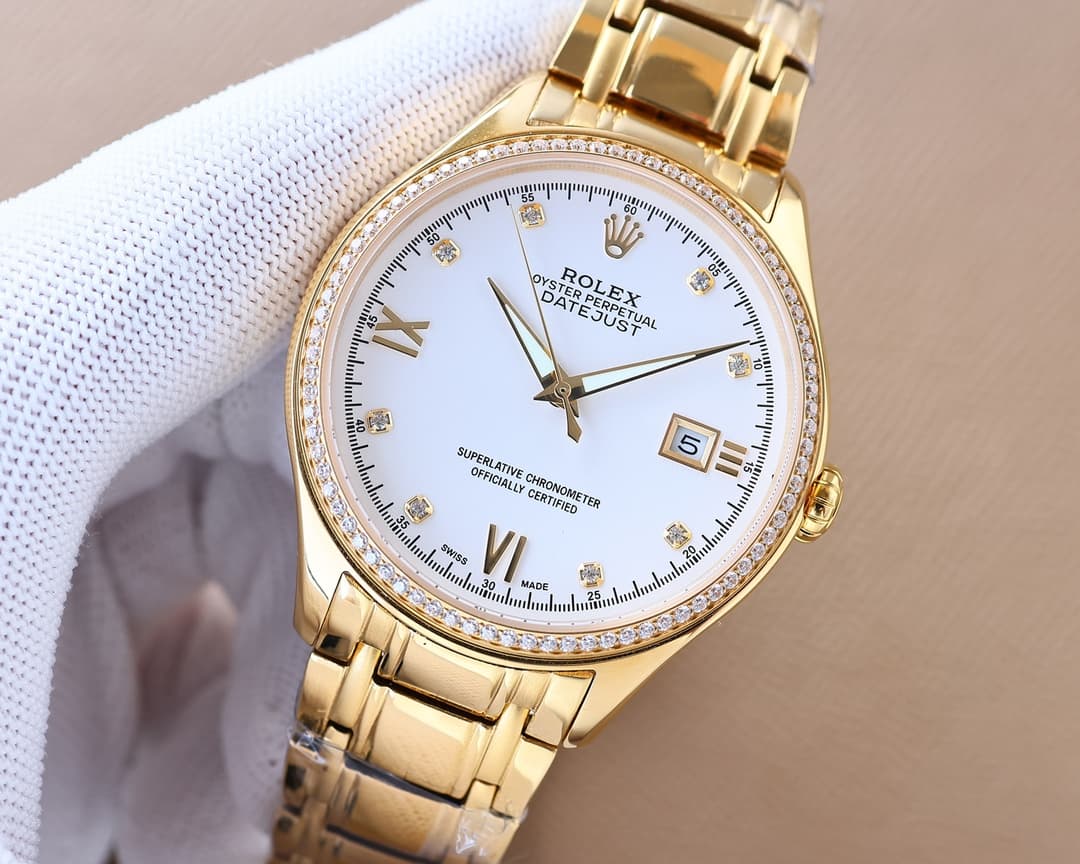 Rolex White Watch