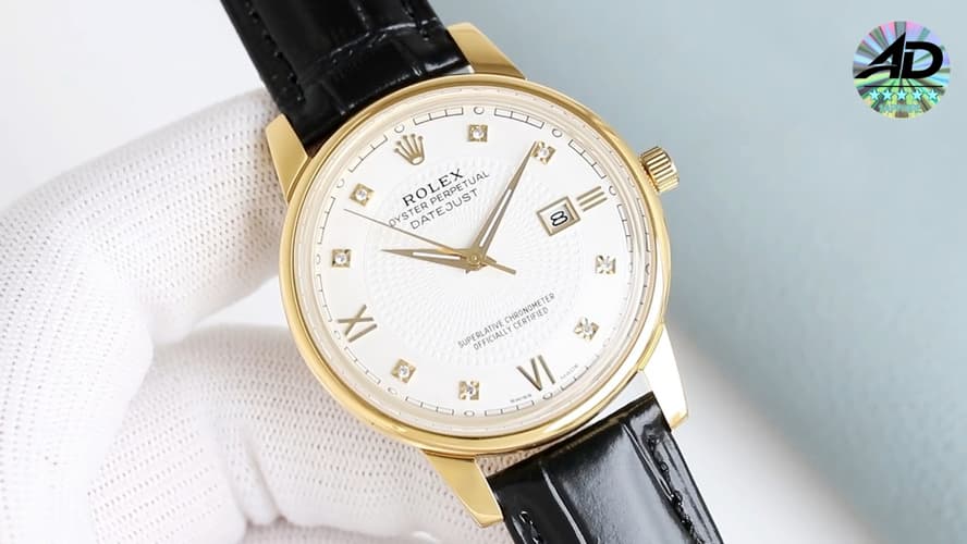 Rolex White Watch