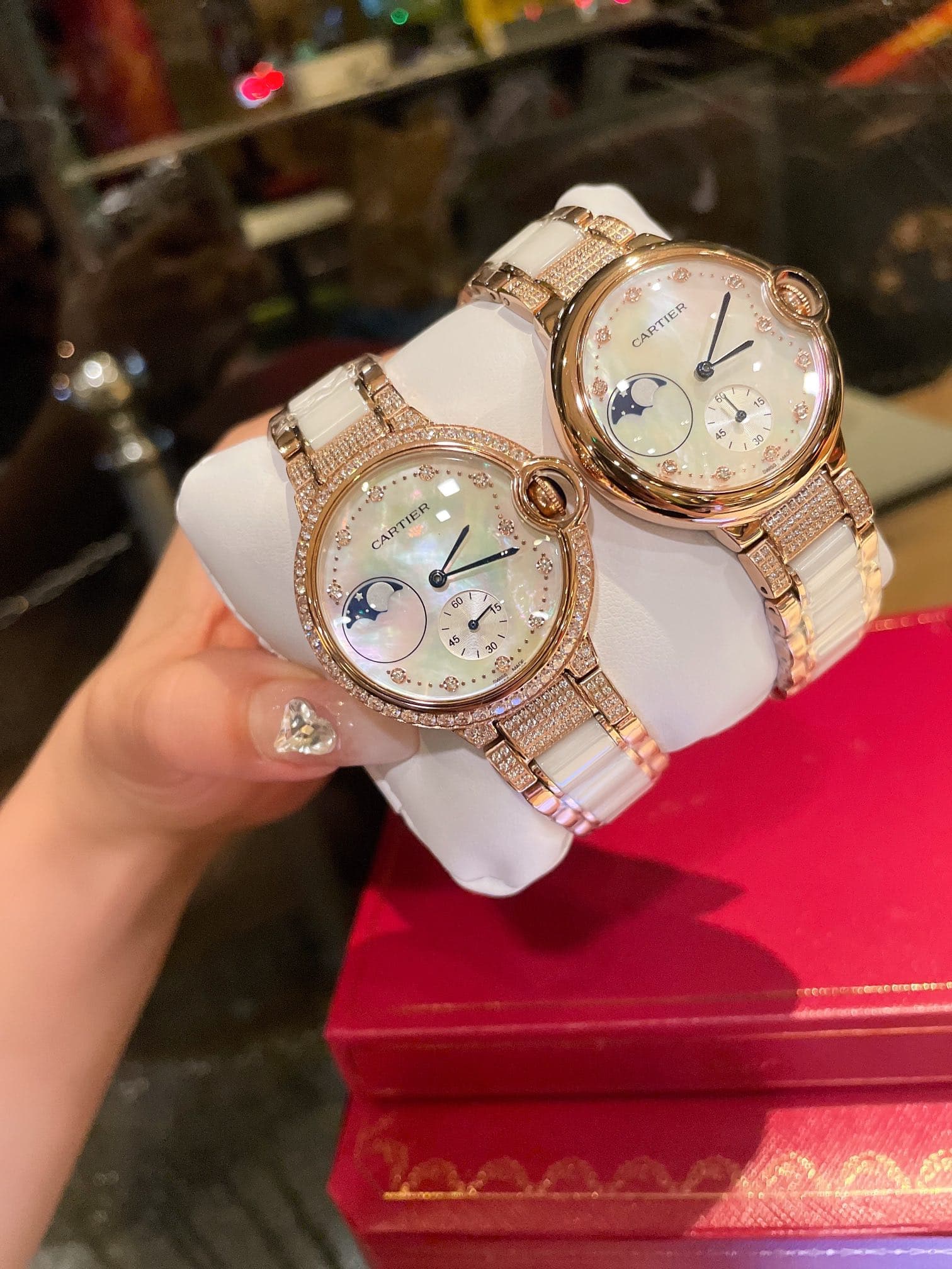 Cartier White Watch