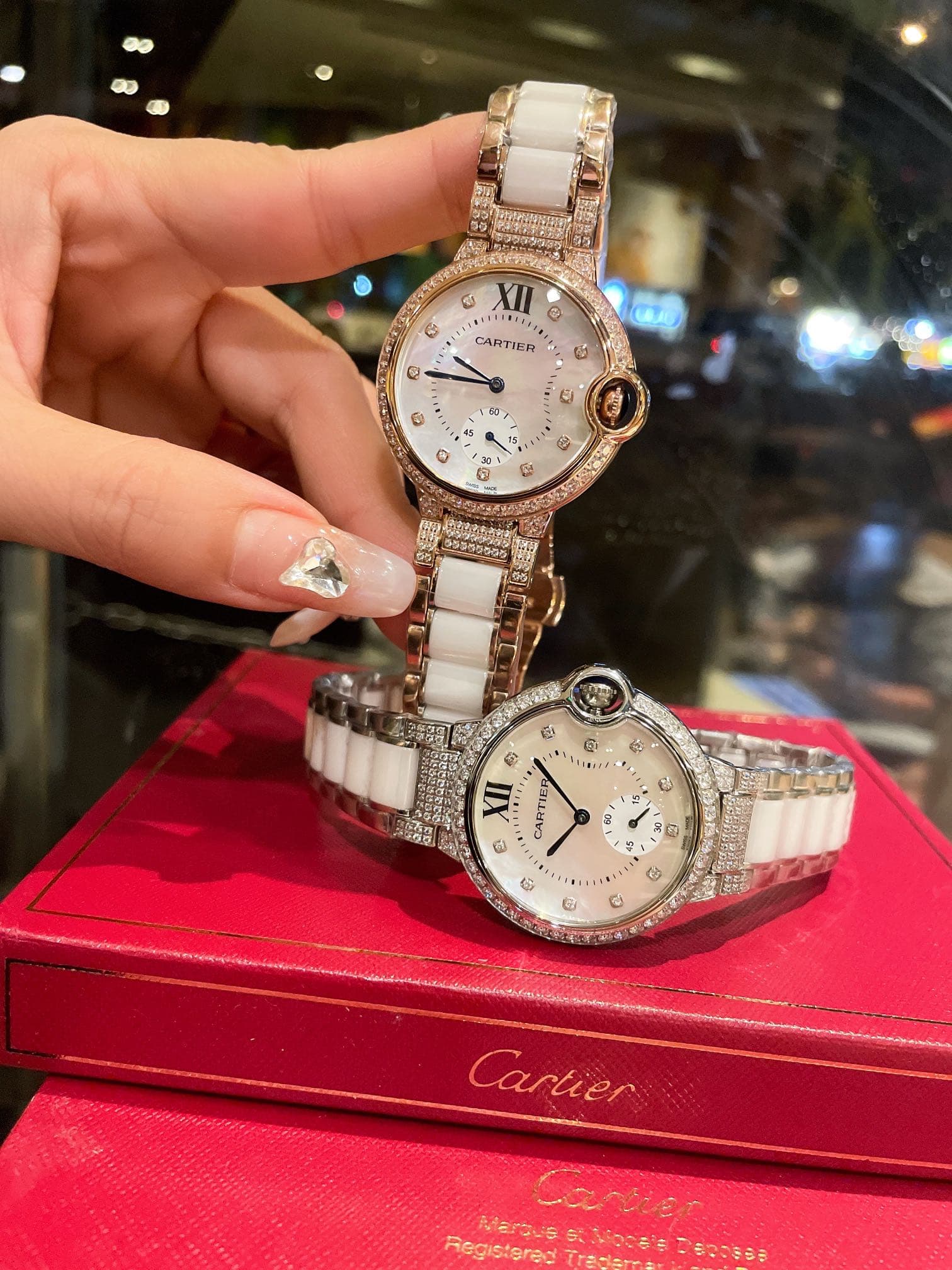 Cartier White Watch