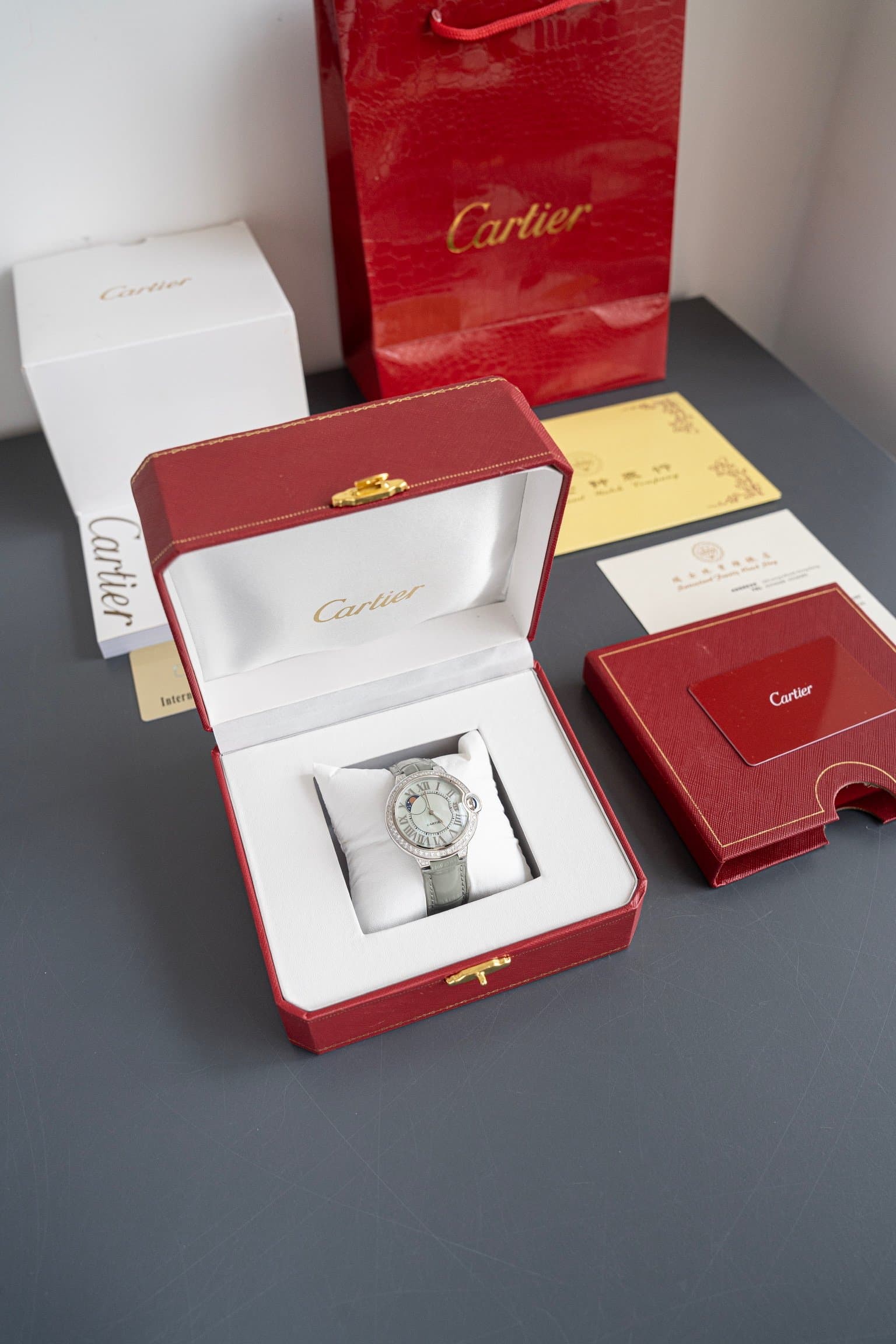 Cartier White Watch