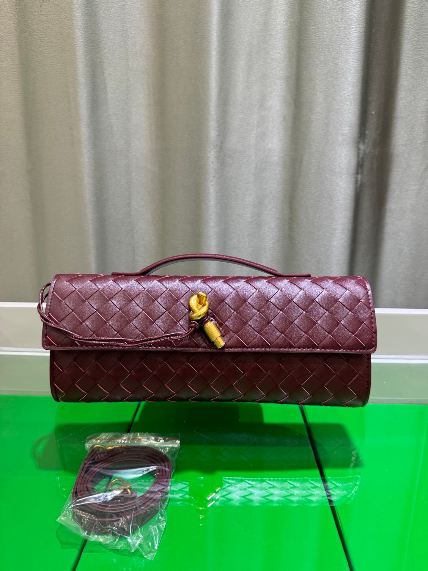 Bottega Veneta Gold Pouch 9906