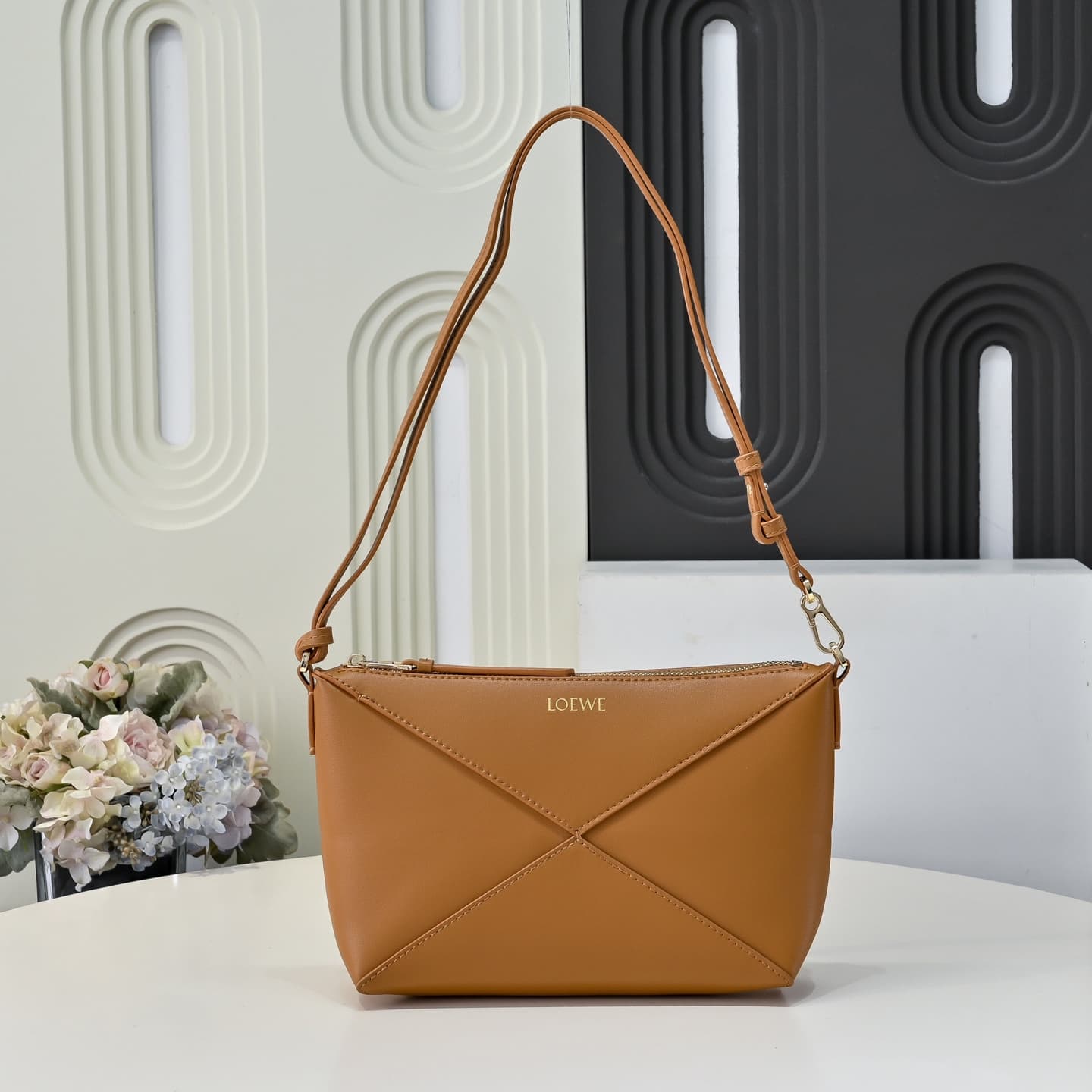 Loewe Gold Crossbody Bag