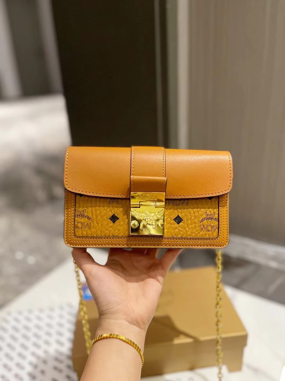 MCM Gold Bags