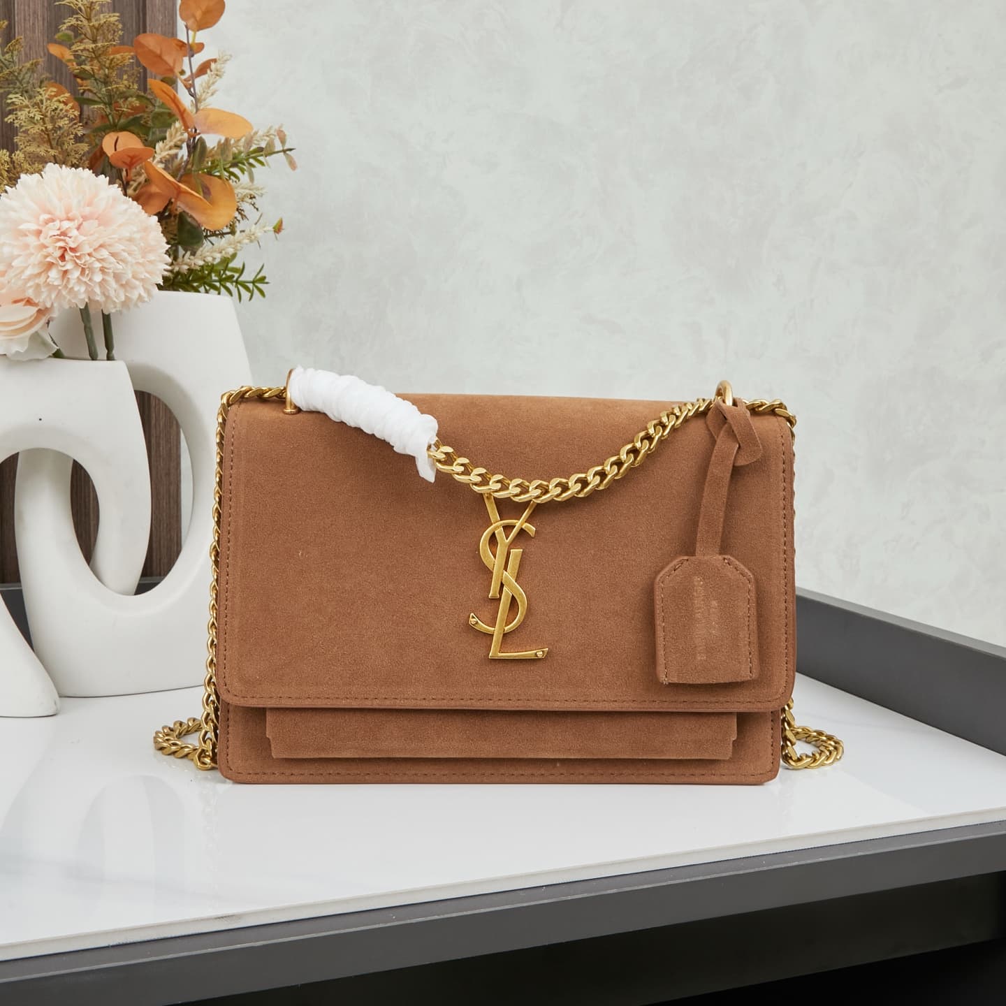 Saint Laurent Black Crossbody Bag 6038