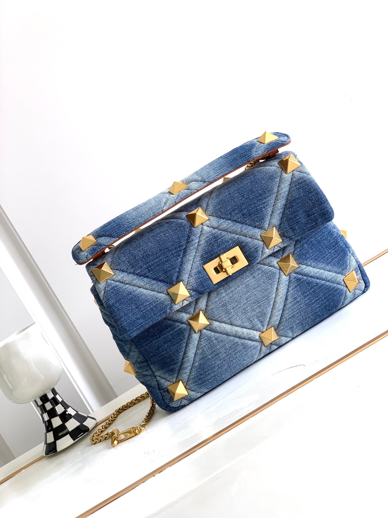 Valentino Yellow Medium Backpack 9828