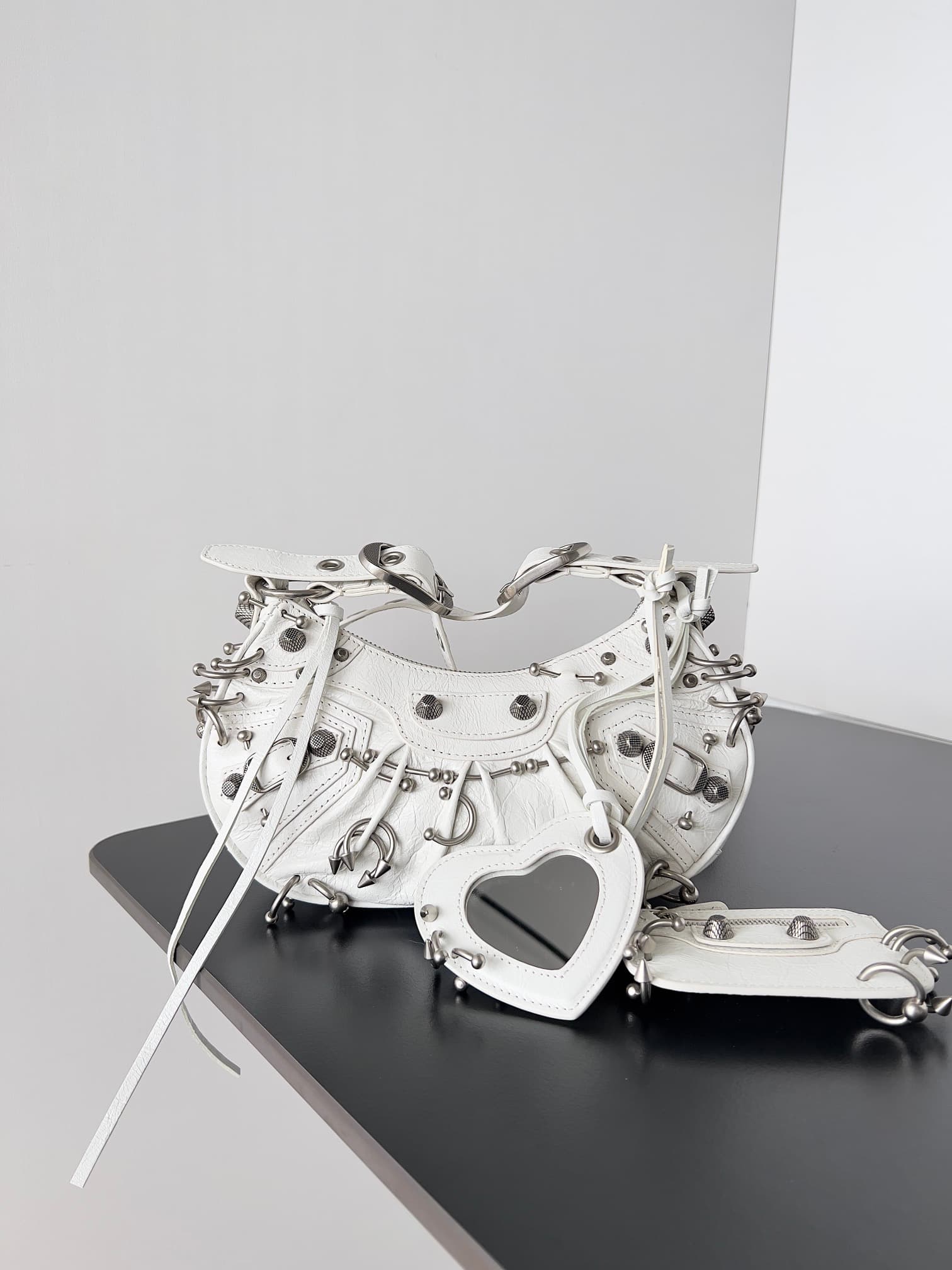Balenciaga Cream Crossbody Bag