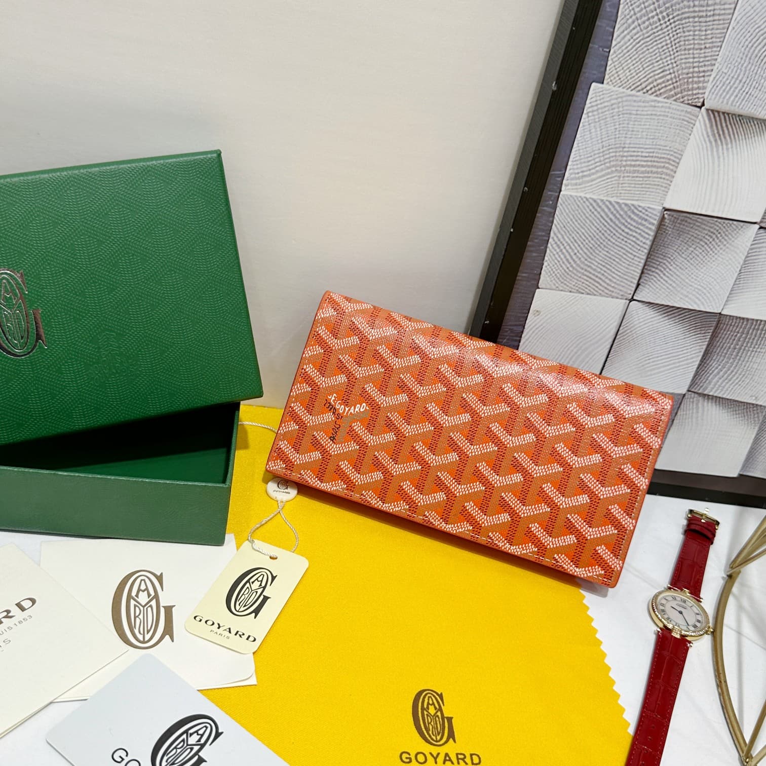 Goyard Orange Wallet 98166