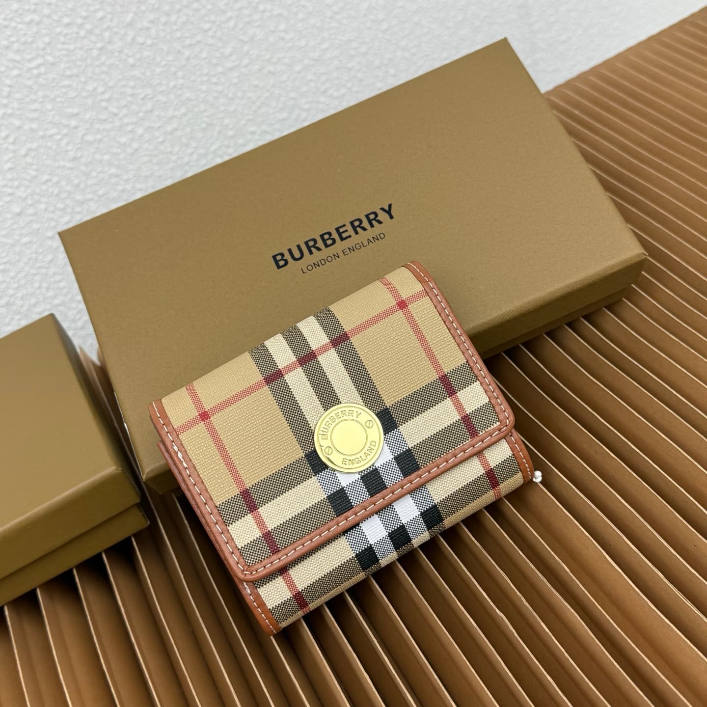 Burberry Gold Wallets