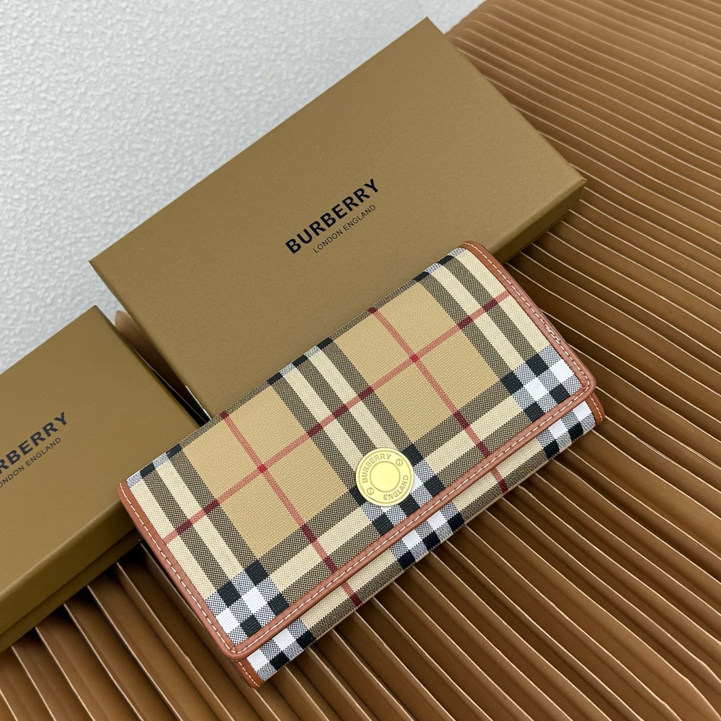 Burberry Gold Wallets