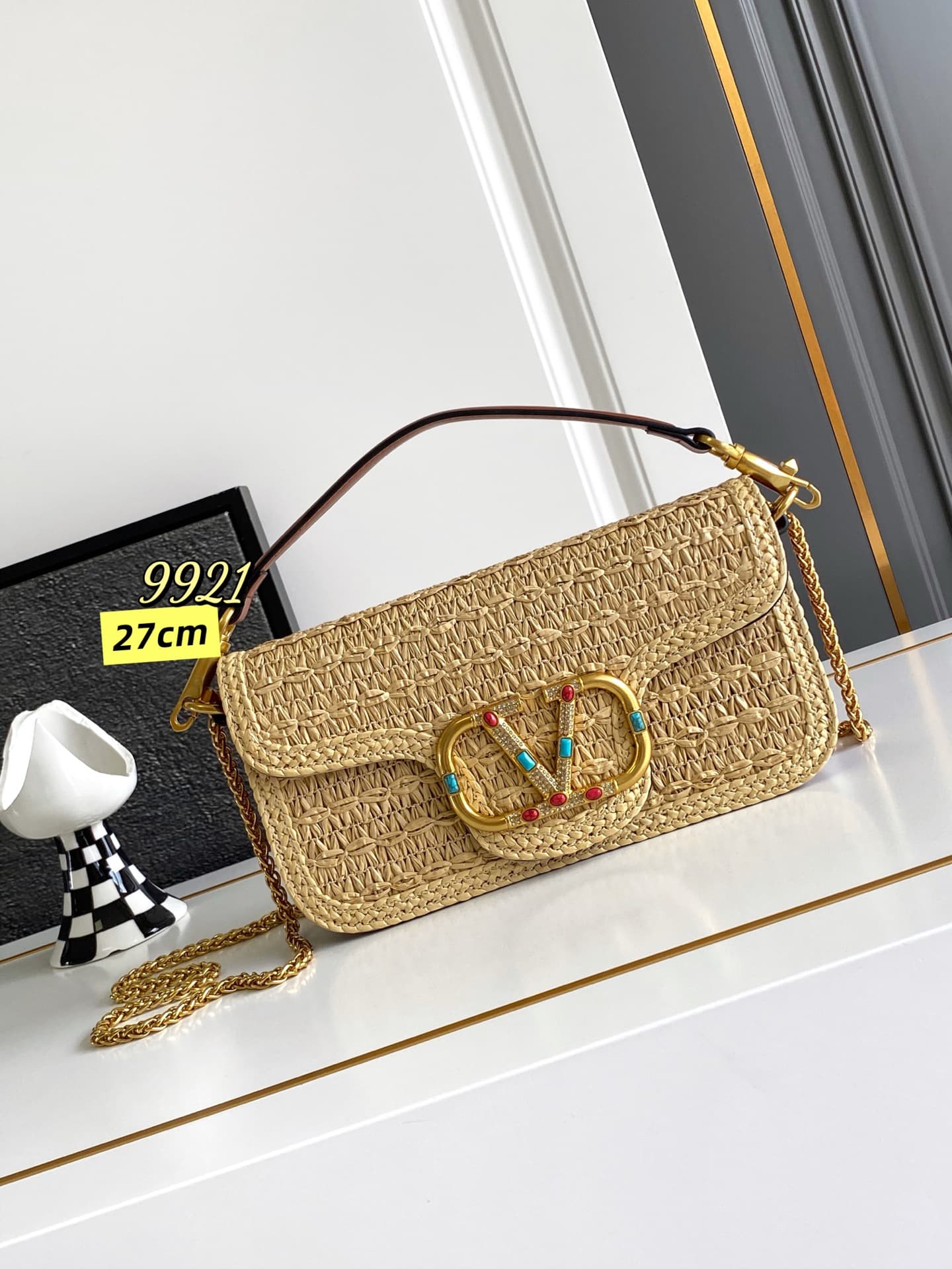 Valentino Gold Pouch 9821