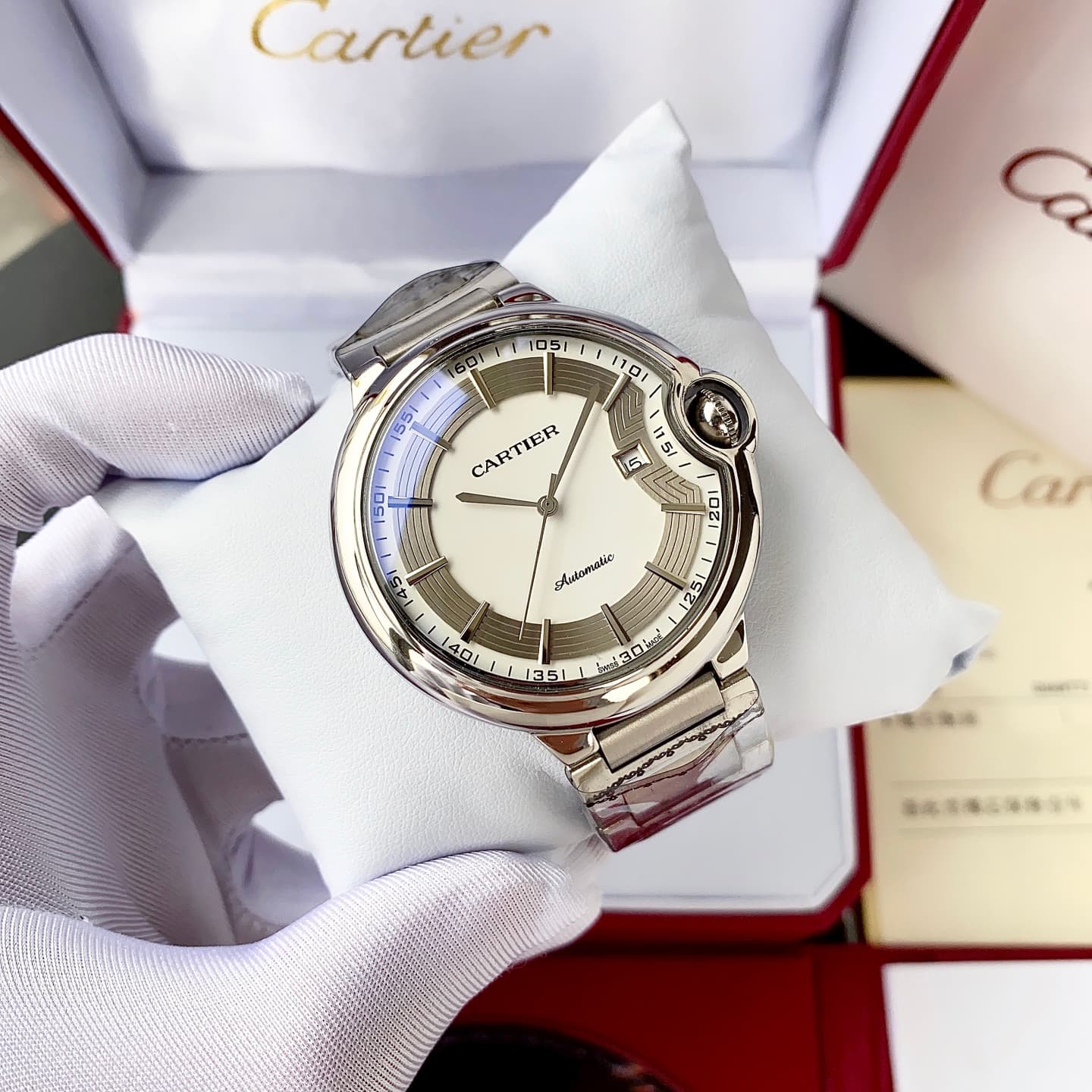 Cartier White Watch