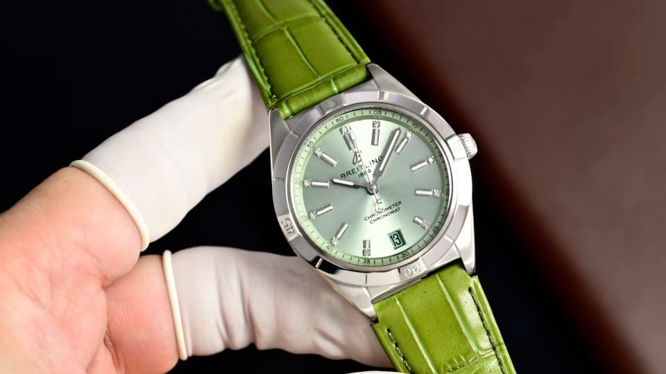 Breitling White Watch
