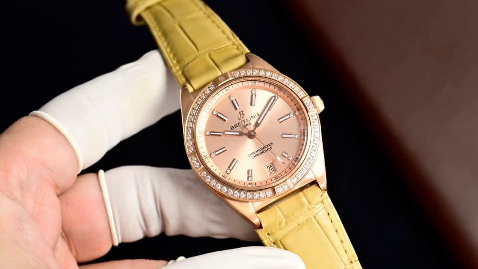 Breitling White Watch