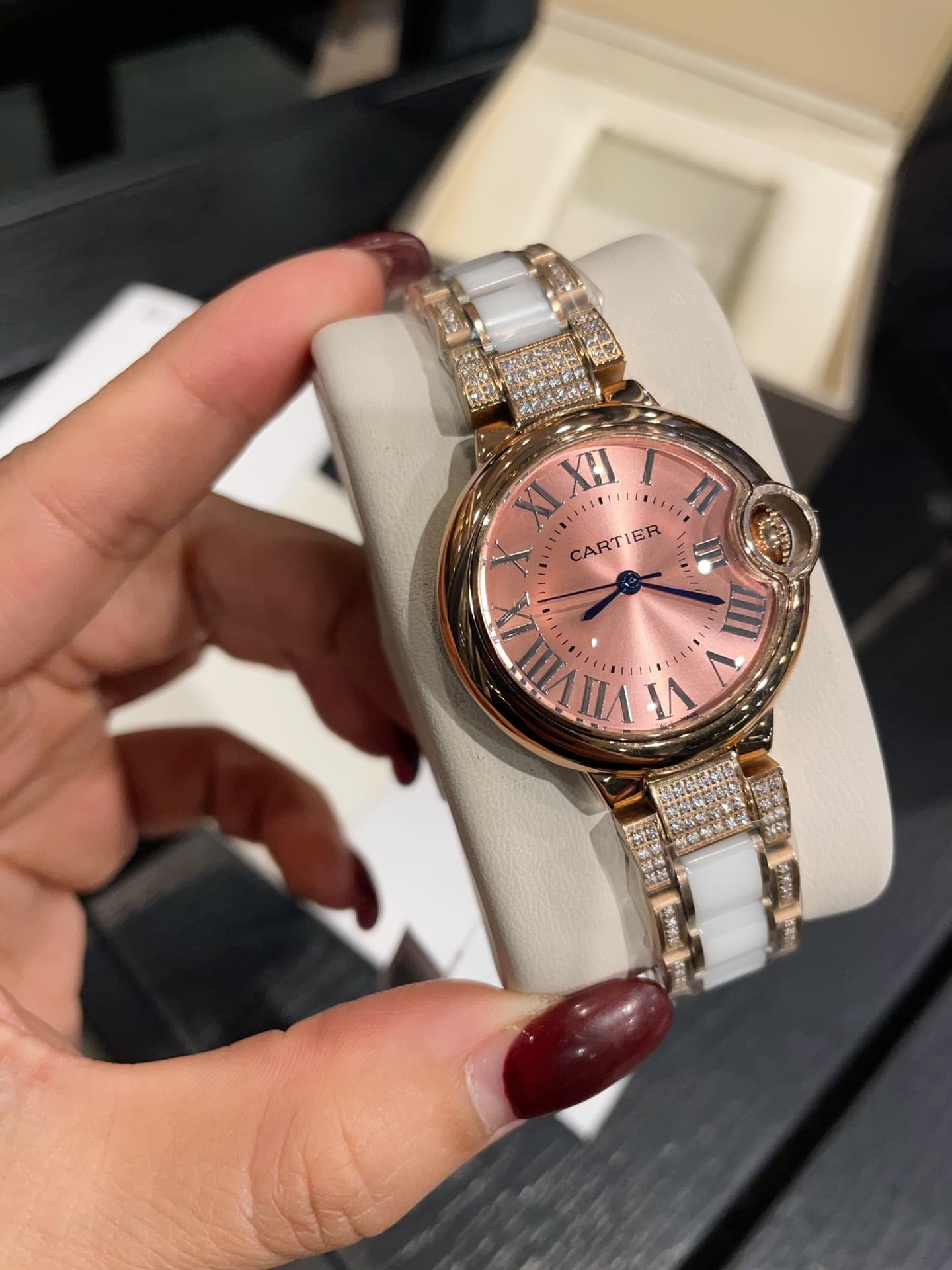 Cartier White Watch