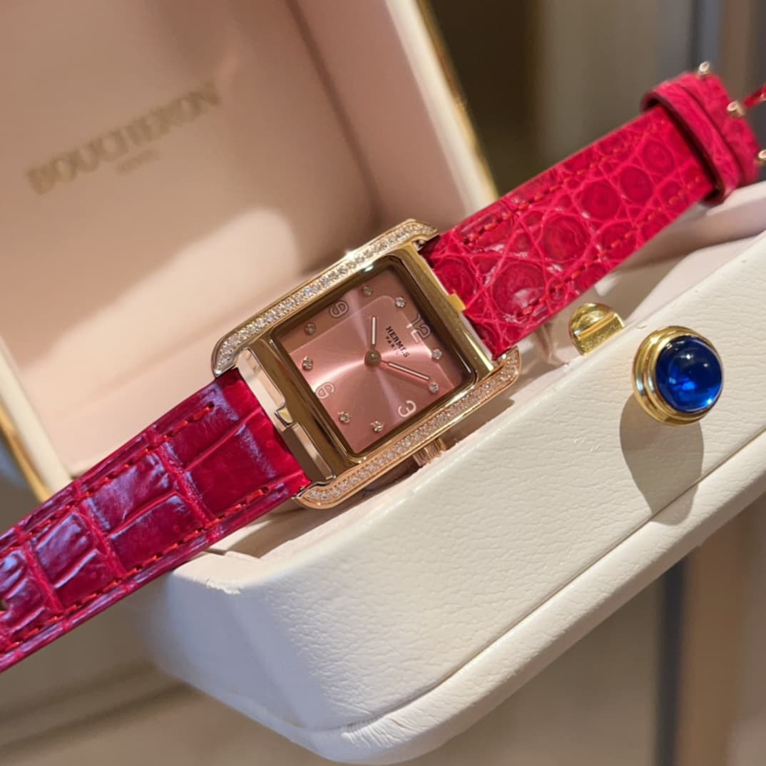 Hermes White Watch