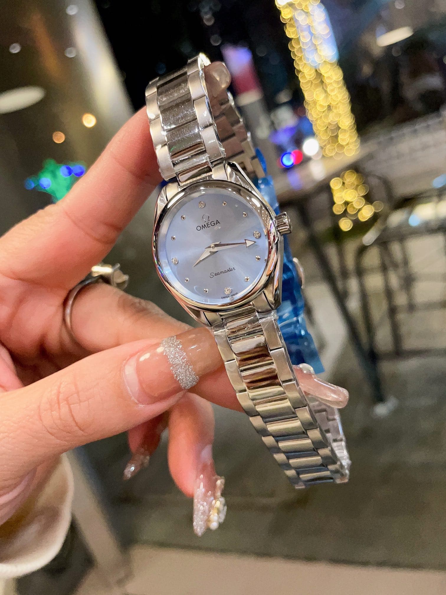 Omega Blue Watch