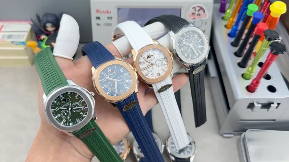 Patek Philippe White Watch Au750