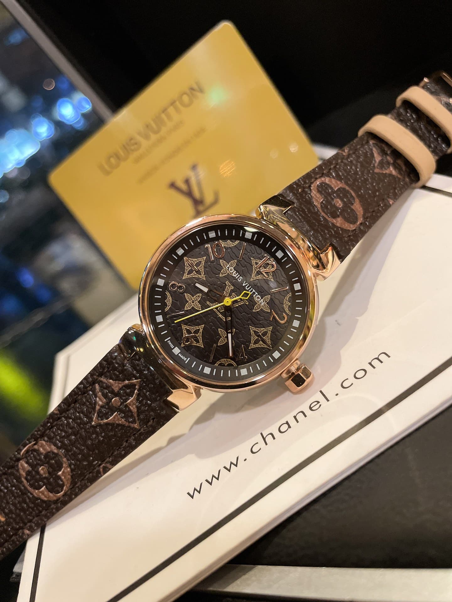 Louis Vuitton White Watch