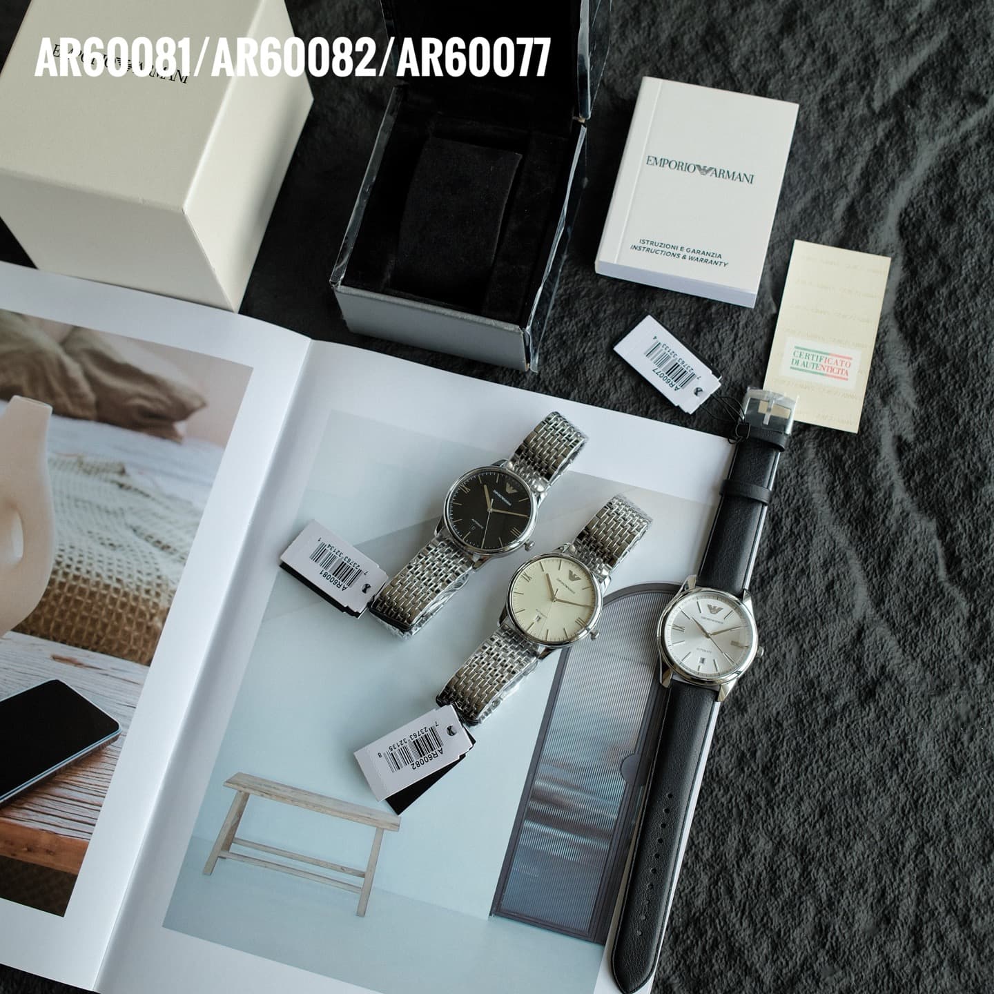 Armani Black Watch AR60081