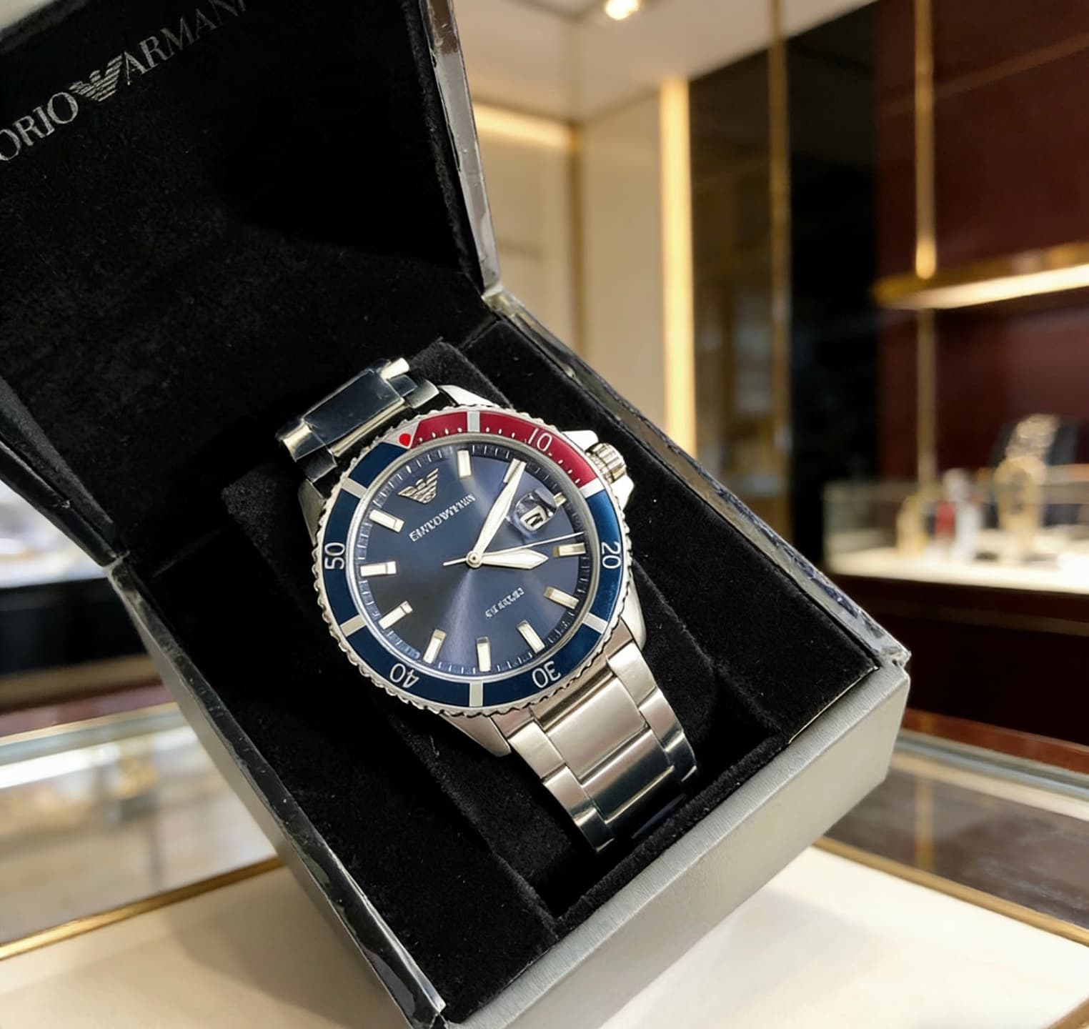 Armani Blue Watch