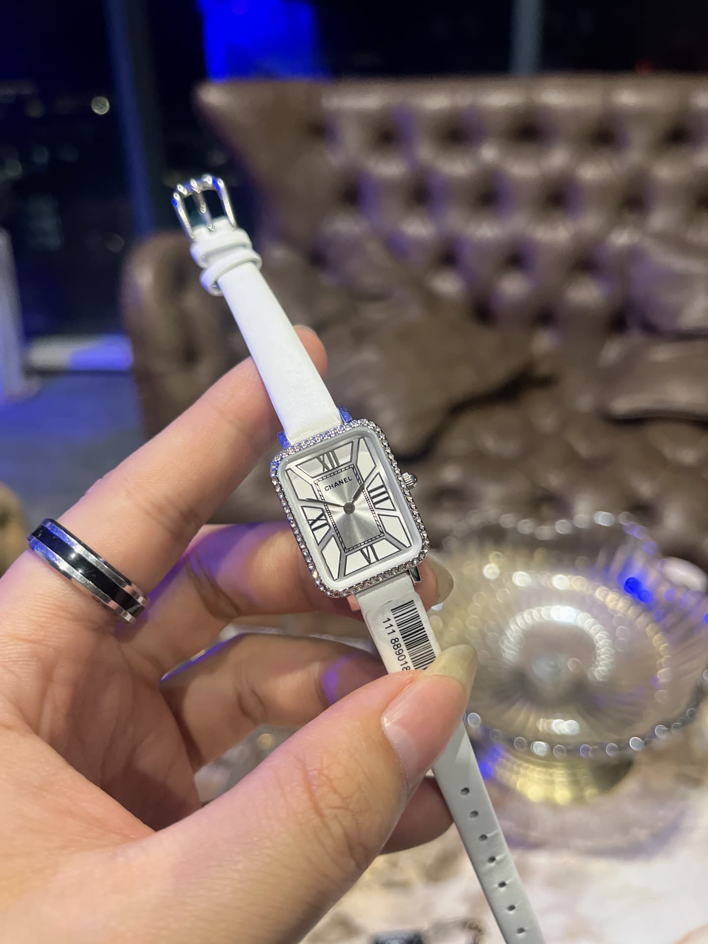 Chanel White Belt