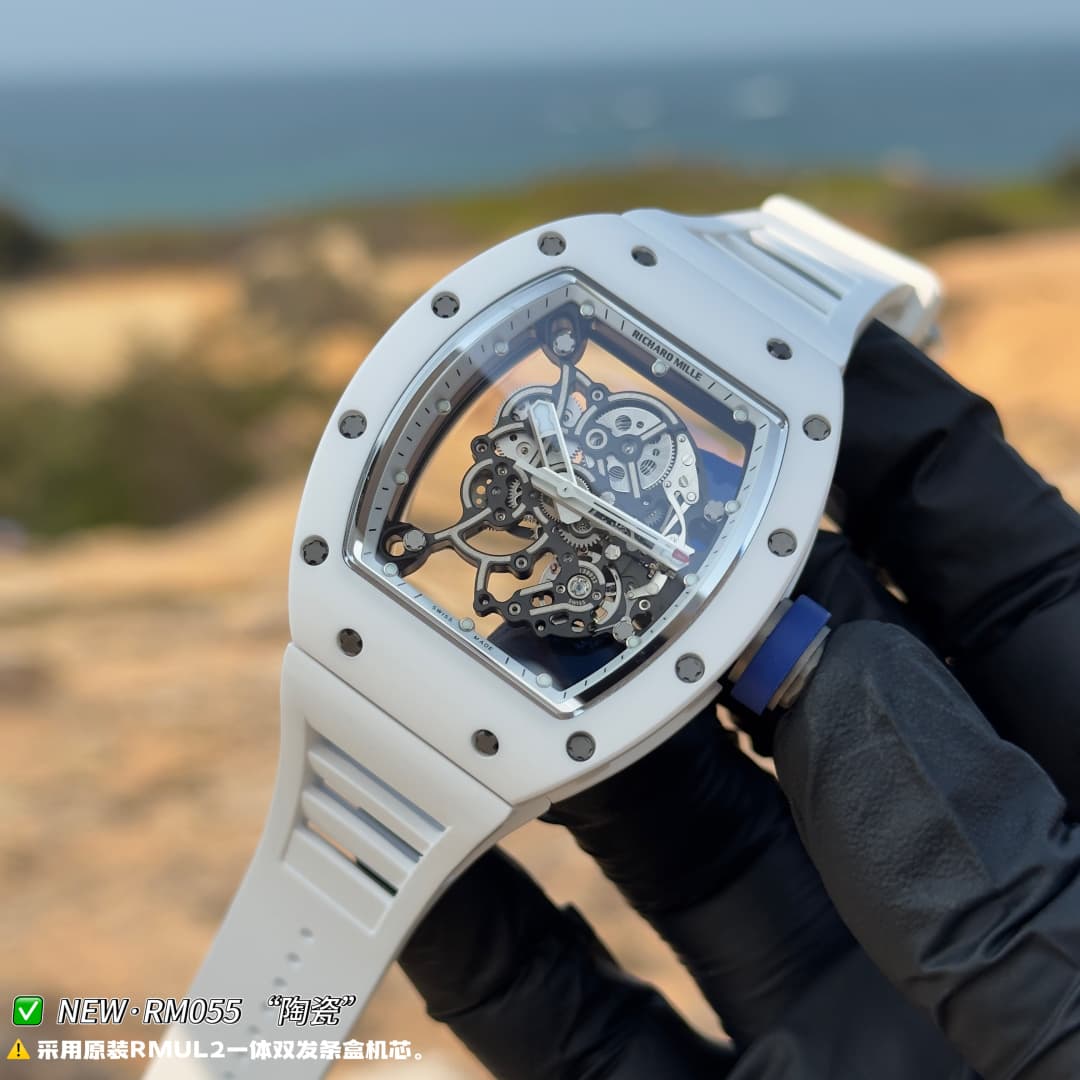 Luxury Brand White Watch RM055