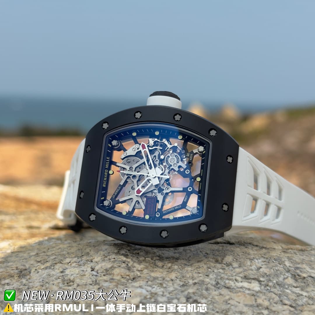 Luxury Brand Black Watch RM035