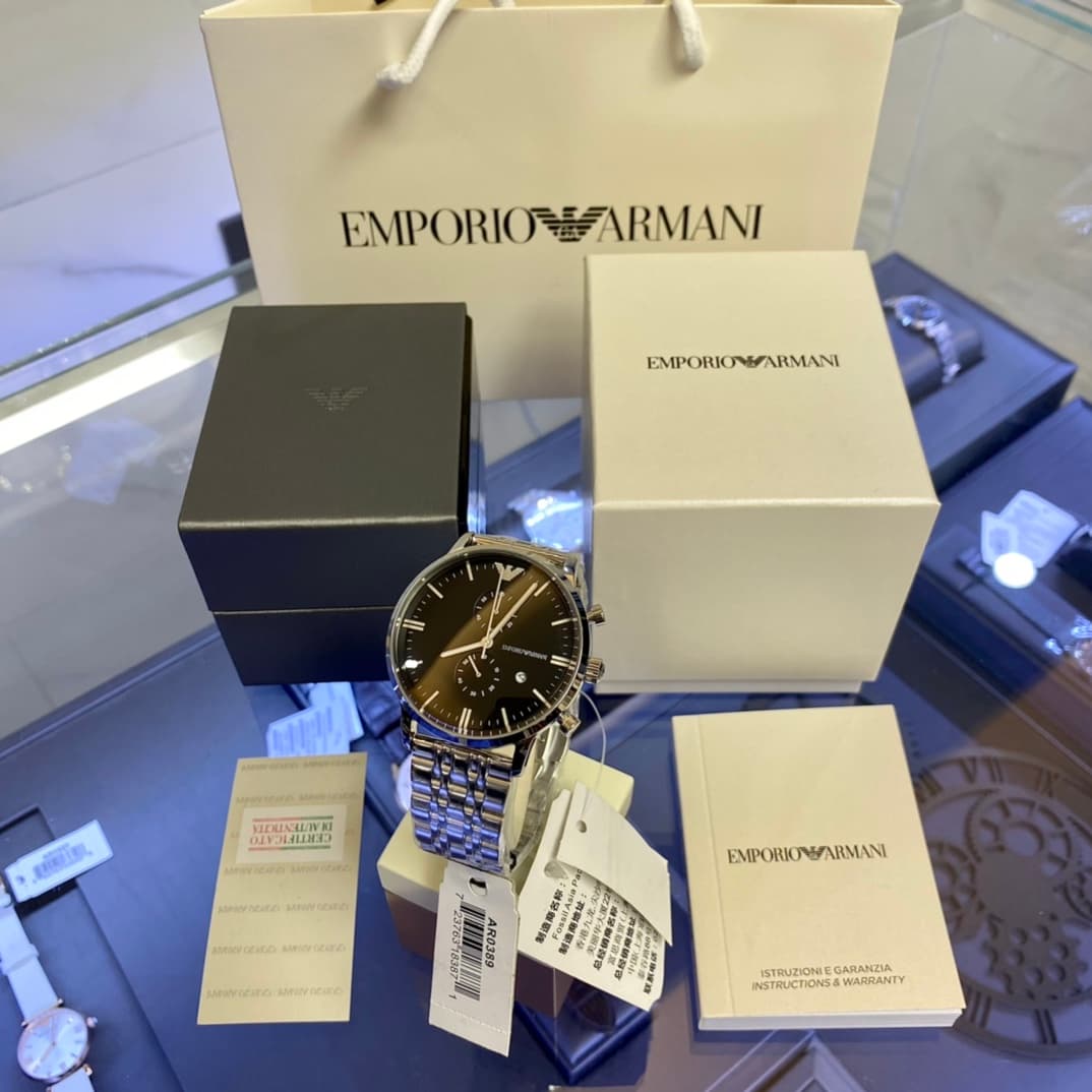 Armani Black Watch Ar0389