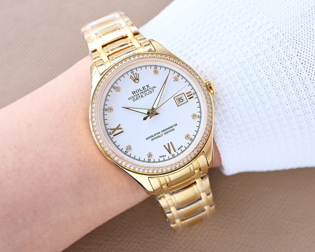 Rolex White Watch