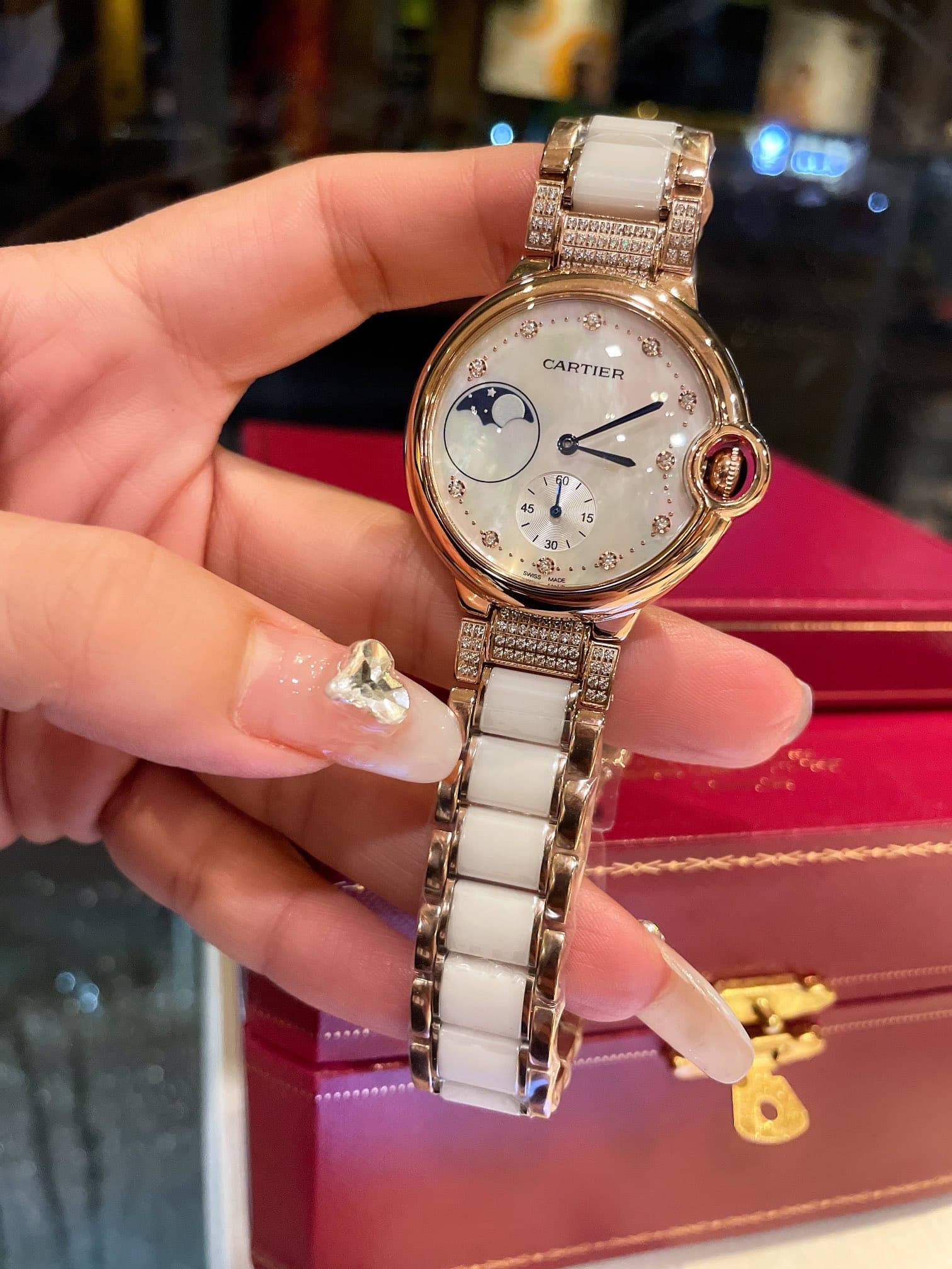 Cartier White Watch